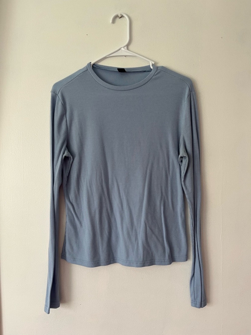 Light blue ribbed long sleeve